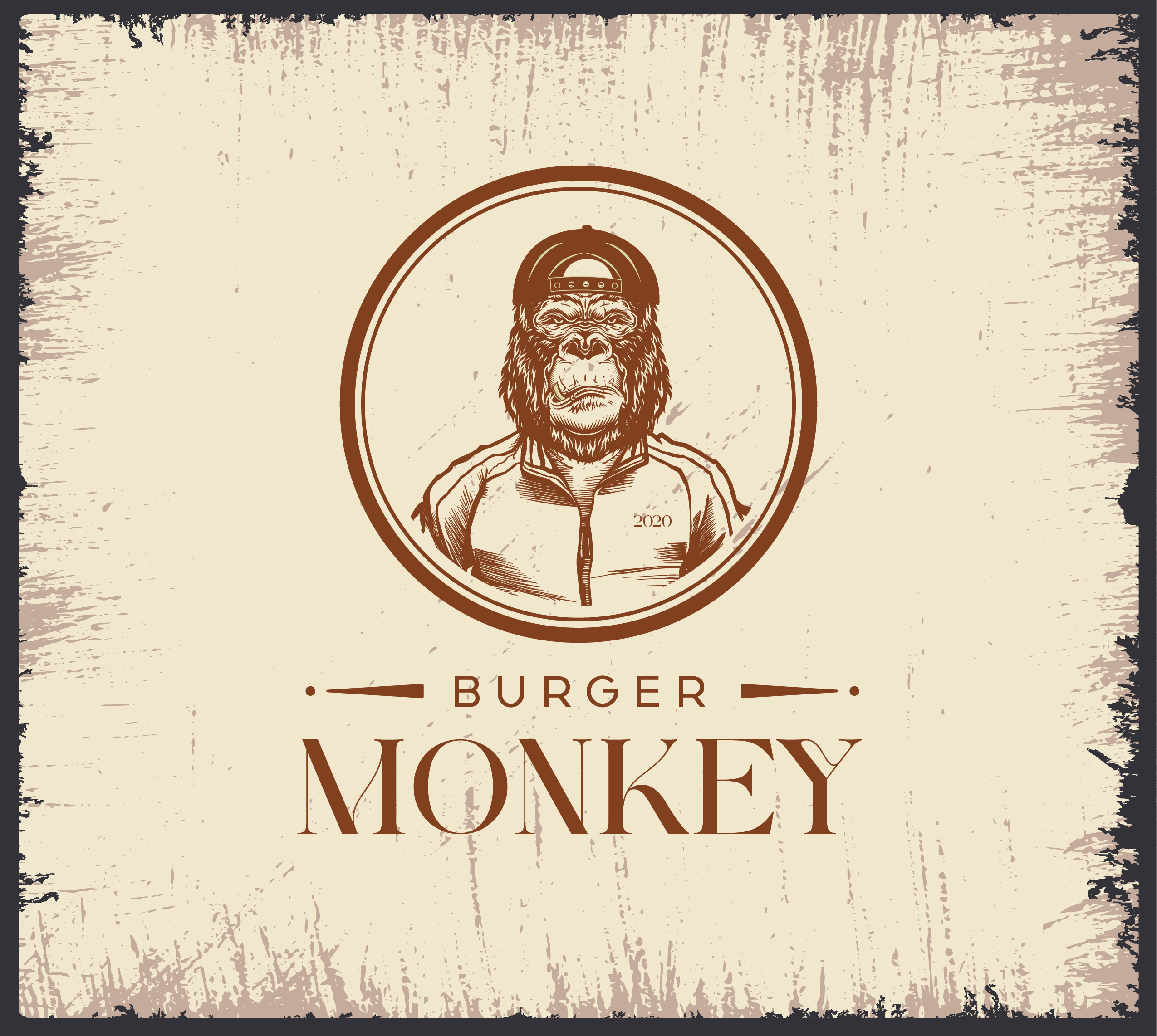 Burger Monkey Logo